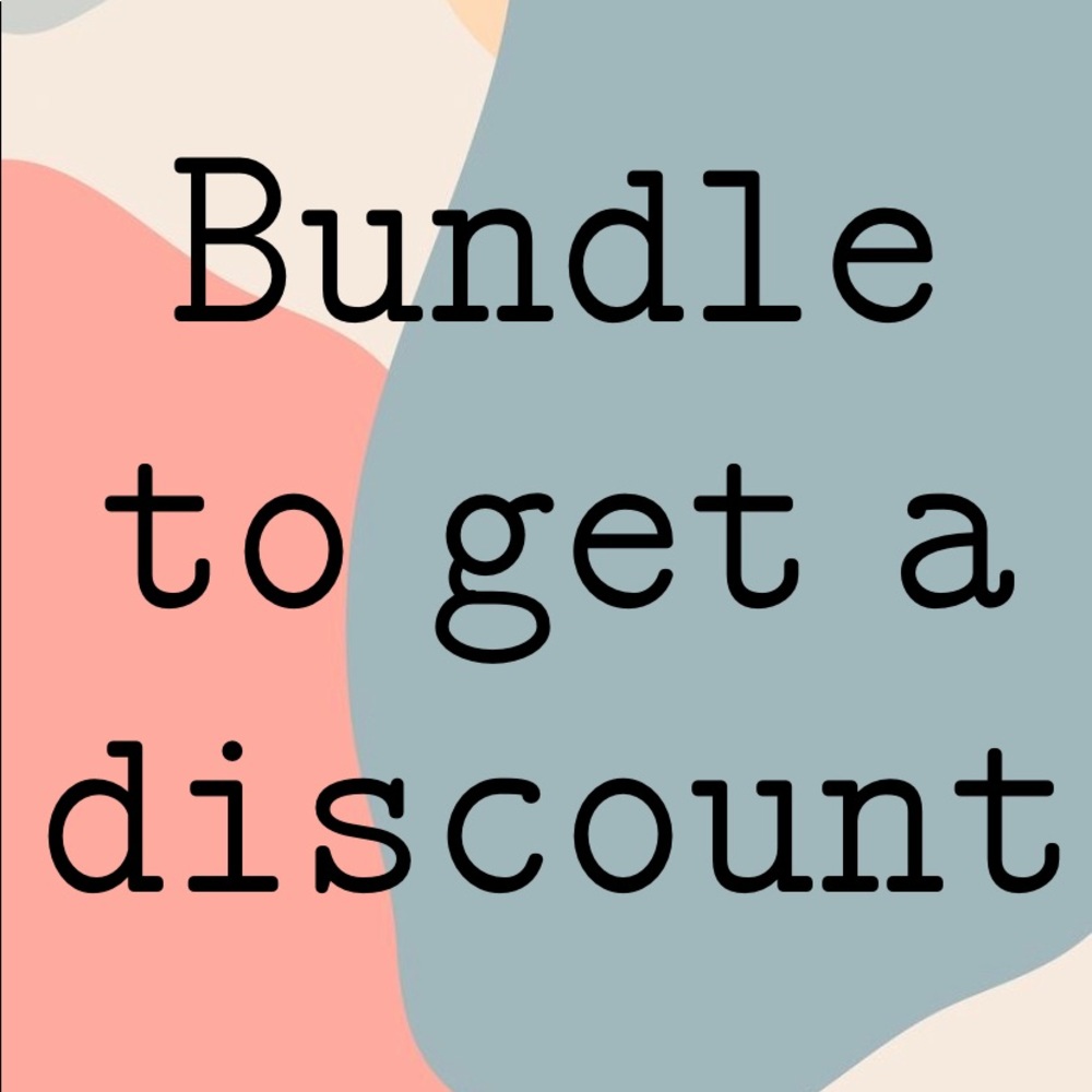 READ DESCRIPTION!  Bundle items to get a discount